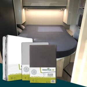 Queensbed Set, Eilandbed 1 Molton + 2 Hoeslakens Jersey katoen