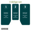 Jersey hoeslakenset – 3 delig met midden matras - Afbeelding 10