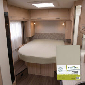 Queensbed, Eilandbed jersey 100 % katoenen hoeslaken Wit,Lichtgrijs of Antraciet